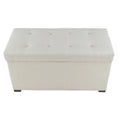 Panca Contenitore Trapuntata Beige / Verde / Grigia / Grigio-Rossa, 1 Posto