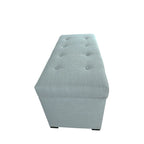Panca Contenitore Trapuntata Beige / Verde / Grigia / Grigio-Rossa, 1 Posto