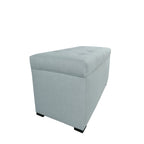 Panca Contenitore Trapuntata Beige / Verde / Grigia / Grigio-Rossa, 1 Posto