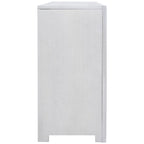 Madia 2 ante bianco/blu/grigio anticato con ripiano regolabile