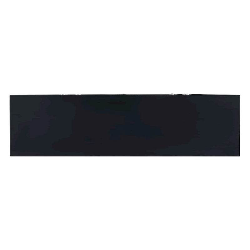 Mobile credenza nero/argento a 2 ante, 152 cm, motivo geometrico