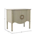 Credenza a 2 ante grigio anticato crema