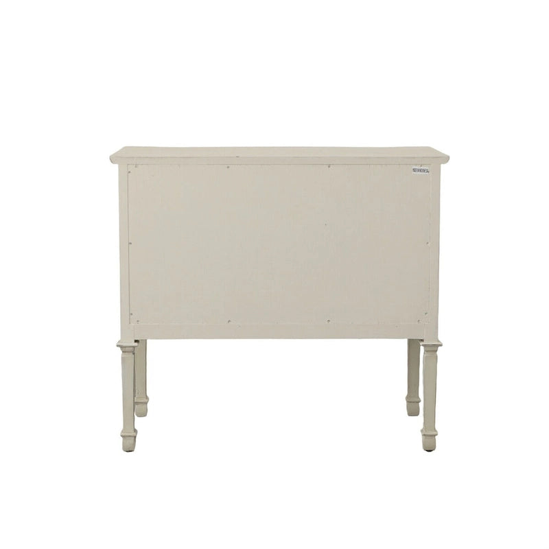 Credenza a 2 ante grigio anticato crema