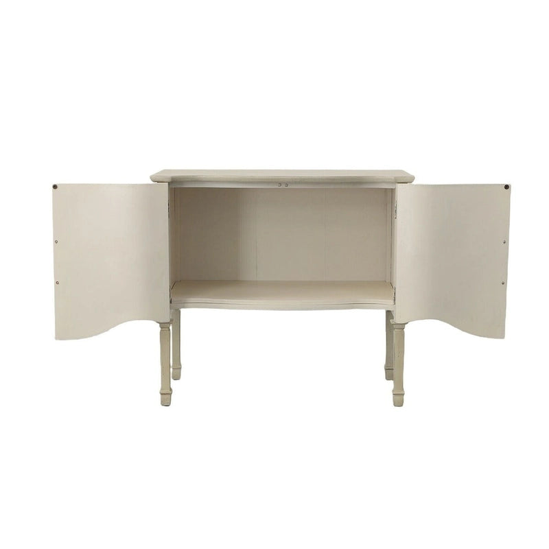 Credenza a 2 ante grigio anticato crema