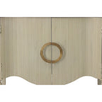 Credenza a 2 ante grigio anticato crema
