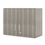 Pensile a 2 livelli, acero/olmo grigio ombra, monoutente – 30"L x 14,5"P x 22,5"H