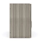 Pensile a 2 livelli, acero/olmo grigio ombra, monoutente – 30"L x 14,5"P x 22,5"H