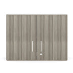 Pensile a 2 livelli, acero/olmo grigio ombra, monoutente – 30"L x 14,5"P x 22,5"H
