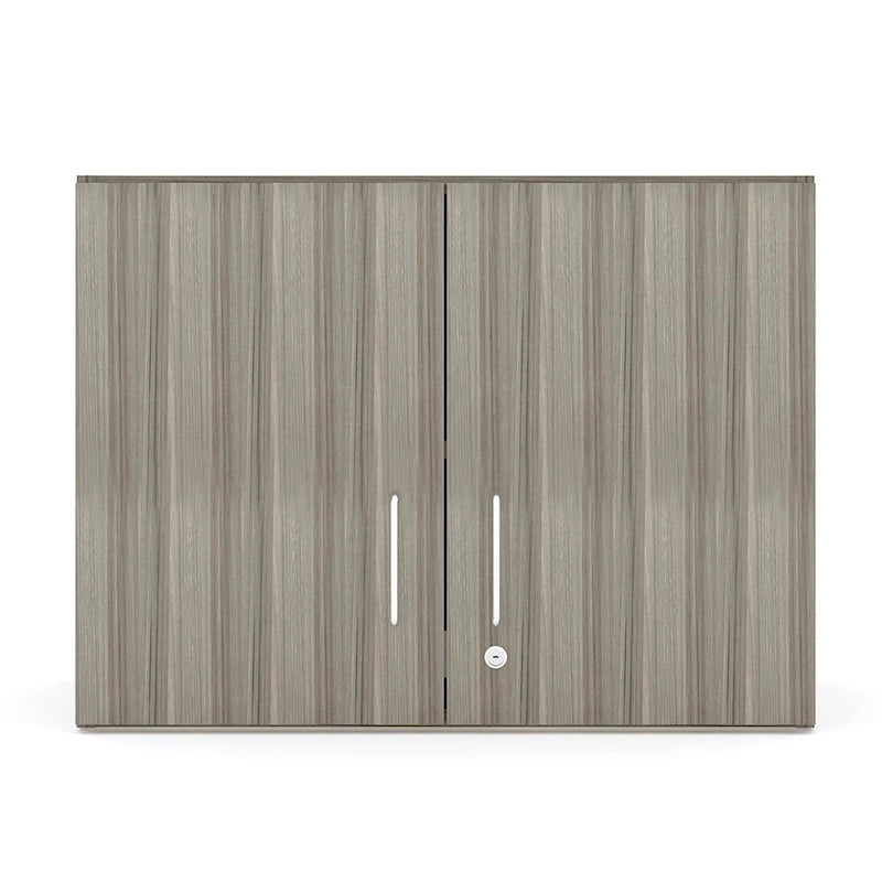 Pensile a 2 livelli, acero/olmo grigio ombra, monoutente – 30"L x 14,5"P x 22,5"H