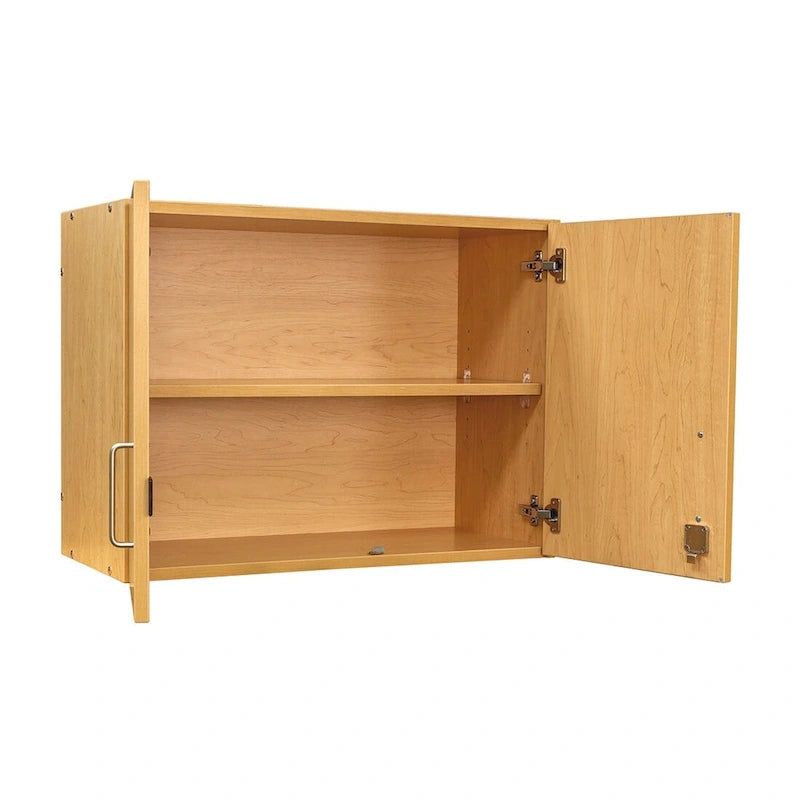 Pensile a 2 livelli, acero/olmo grigio ombra, monoutente – 30"L x 14,5"P x 22,5"H