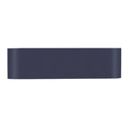 Mobile contenitore a 4 ante con pannelli ondulati – Blu navy / Bianco / Nero, ripiani regolabili, per 1 stanza