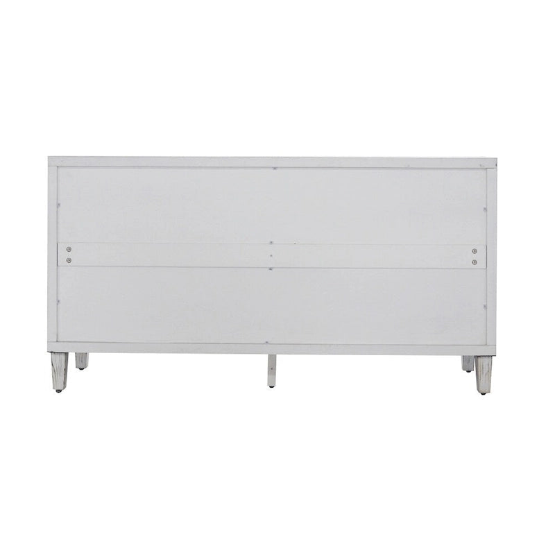 Credenza a 4 ante sbiancata