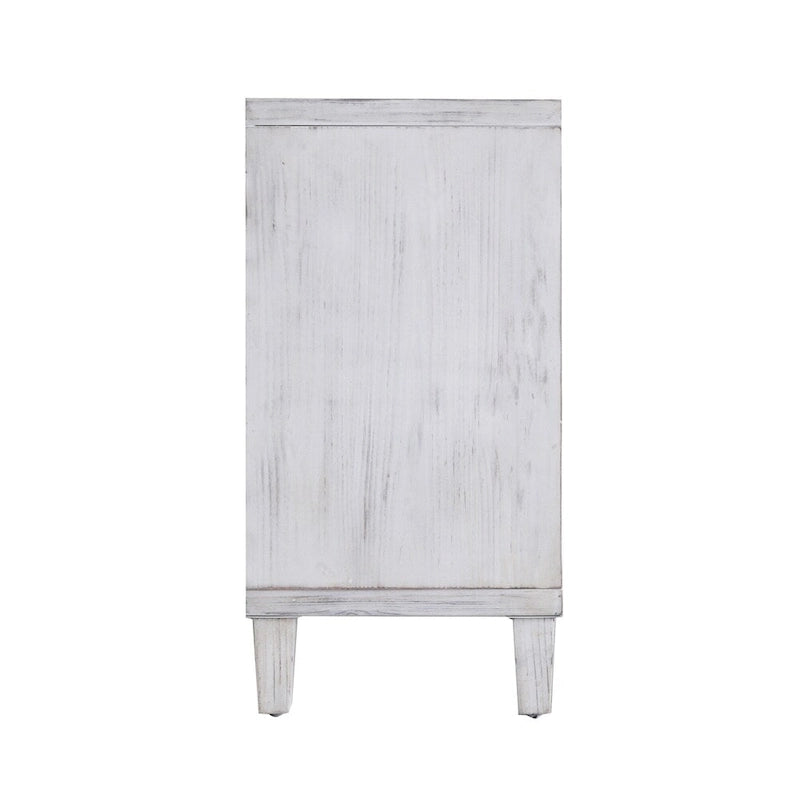 Credenza a 4 ante sbiancata