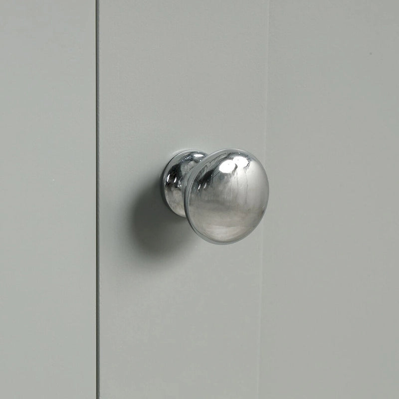 Mobiletto da bagno autoportante bianco/nero/grigio con cassetto e ripiano regolabile